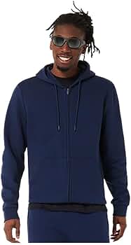 Oakley Mens Relax Full Zip Hoodie 2.0, Abyss, X-Small at Amazon