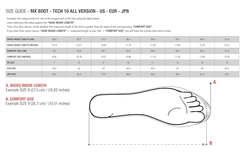 Image of Alpinestars Tech 10 Boots, High-Performance Motocross Boots, CE-Certified, 10, Black /White