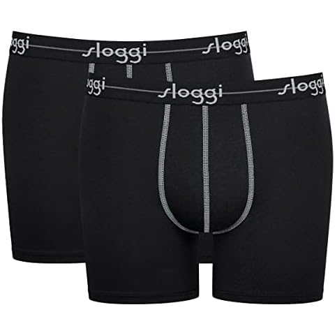 Sloggi Men's Start Short C2P Box Briefs in Black Cover