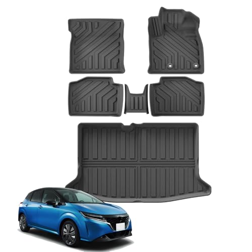 FOR 新型ノートe13 ノートe‐POWER オーラAR系 (2020年〜現行)立体フロアマット 取付簡単 防水 滑り止め 汚れ防止 TPE素材 カスタマイズパーツ 車種専用設計 保護アクセサリー ノート アクセサリー (フルセットのフロアマット)
