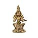 BHARAT HAAT Annapurna Idol Art Murti Home Office Temple Mandir Pooja Puja Room Handicraft Brings Prosperity | Yellow – 1.4 x 1.2 x 2.9 Inch (L x W x H) - Small