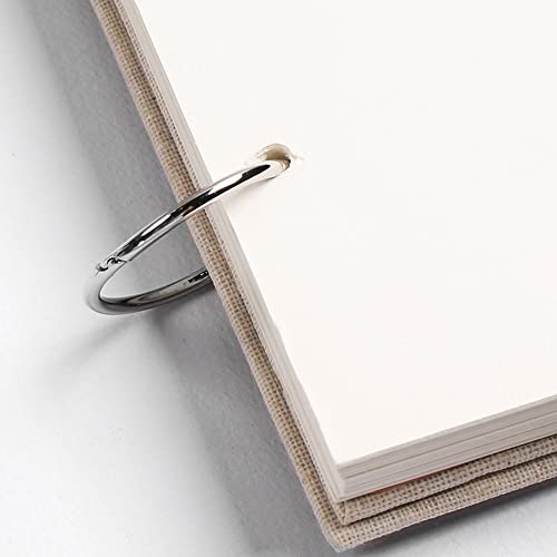 Carnet de croquis rechargeable A5 en lin avec 120 pages 160g - 5