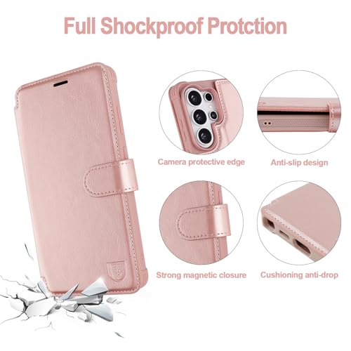 Housse Galaxy S26 Ultra en similicuir premium étui à rabat VANAVAGY - 3