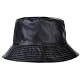 Regenhut ZLYC Damen Bucket Hat aus PU-Leder wasserdicht