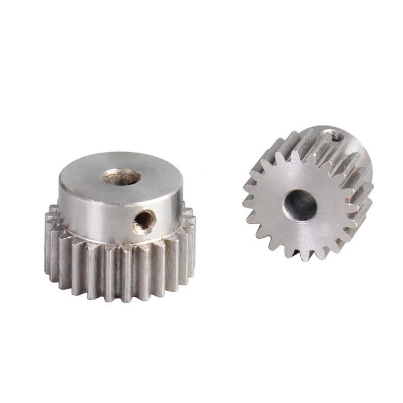 1 stück 1Mod 1 Modulus Zahnstange stahl 10 * 10 * 100-700mm + 1 stück 1M 12/14/15/16/17 Zähne Ritzel 45 Stahl Getriebe Metall Getriebe for CNC Teile(1M-10x10-700mm,1M17Thole8mm)