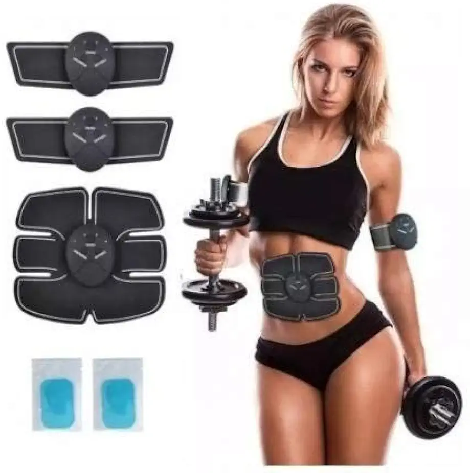 Cinta Abdominal Eletrica 6 Pack Ems Tonificador Muscular (34940)