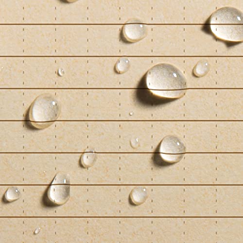 Rite in the Rain Weatherproof Top Spiral Notebook, 3” x 5”, Brown and Tan Plaid Cover, Universal Pattern, 3 Pack (No. PL435-3)