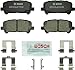 BOSCH BC1281 QuietCast Premium Ceramic Disc Brake Pad Set - Compatible with Select Acura MDX, ZDX; Honda Odyssey, Pilot; REAR