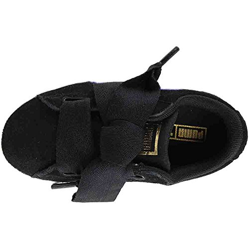 Image of PUMA Kids Girls Suede Heart Lace Up Sneakers Shoes Casual
