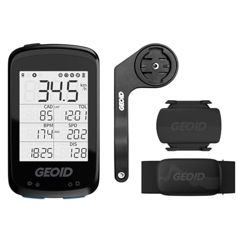 Bundle: Bike Computer, Mount, and Speed Cadence Sensor and Heart Rate Monitor Cover