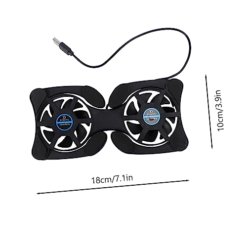 Cooler Plegable para Laptop KICHOUSE con 2 Ventiladores miniatura 2