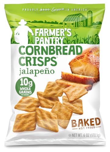 Cornbread Crisps, Jalapeno, 6 oz, 12 Count