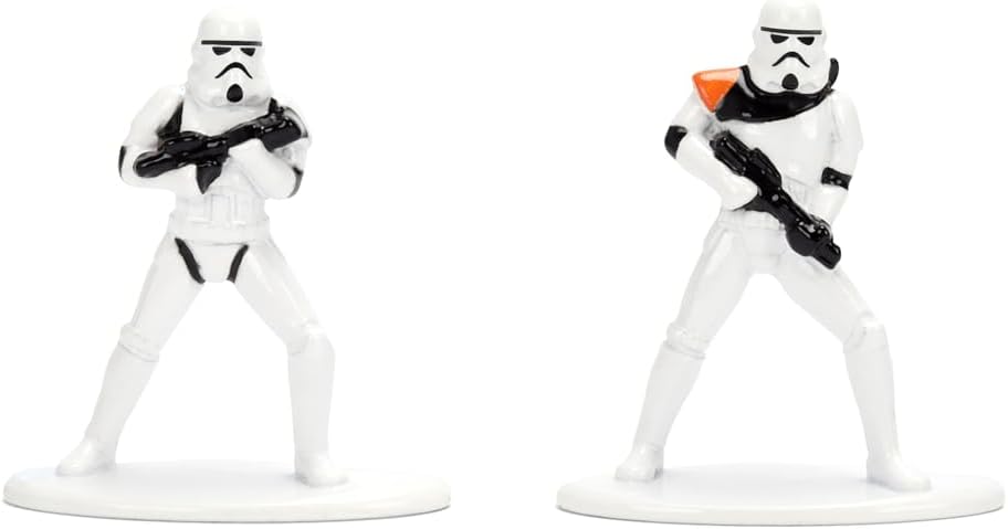 Jada Star Wars Nano Metalfigs 12-Pack – Series 1 Toys | 1.65” Die-Cast Mini Figures Featuring Luke Skywalker, Darth Vader, Princess Leia, and More