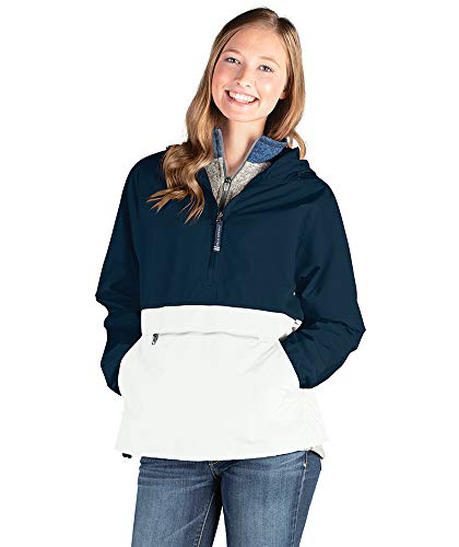 Image of Charles River Apparel Unisex Pack-N-Go Pullover, Lightweight Packable Anorak Windbreaker for Men and Women