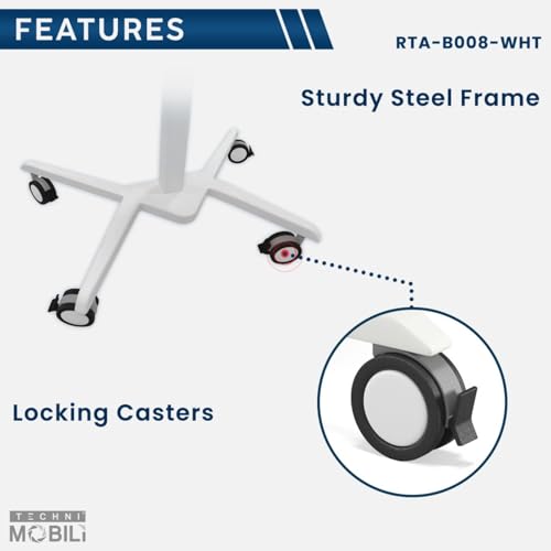 Soporte móvil para laptop Hassyee ajustable en altura y ángulo miniatura 6