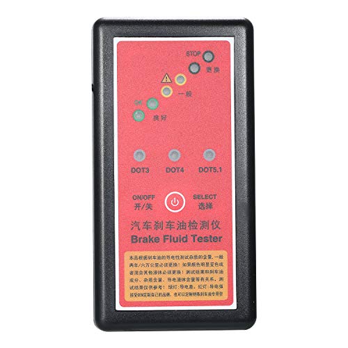 Honeytecs Testador de Fluido de Freio automotivo Detector de Fluido de Freio Inspeção Digital da Qua