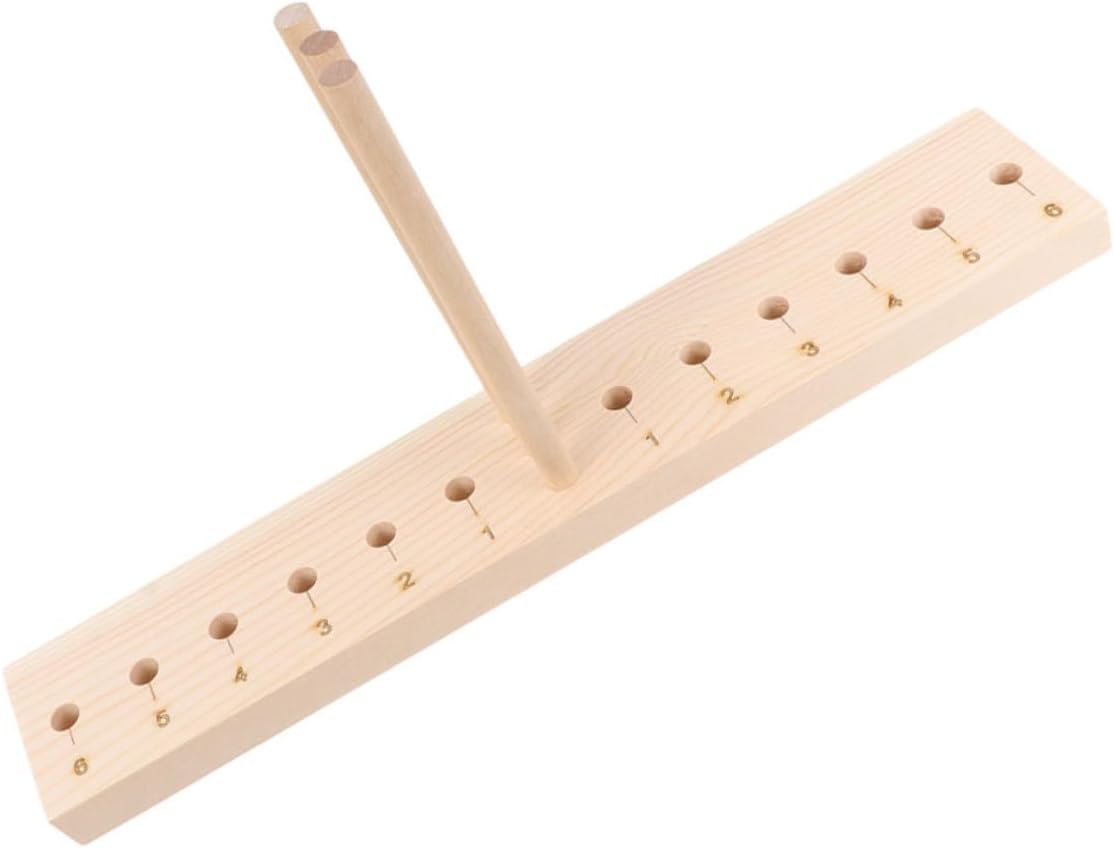 OHPHCALL Bow Maker Tool Wooden Craft Bow Making Tool Set for DIY Bow Making Holiday Wreaths Decorations