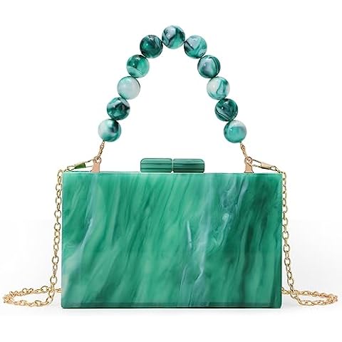 Fecialy Acrylic Evening Clutch Handbag Cover