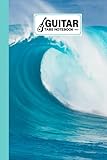  Guitar Tab Notebook: Guitar Tab Notebook Sea Waves Cover, Blank Guitar Tab Manuscript Paper, 120 Pages - Size 6\
