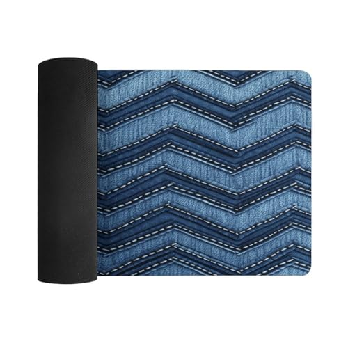 Alfombrilla de Escritorio VstaDank 12x24 Pulgadas Azul Degradado miniatura 3