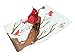 Cardinal Bird - 3D Pop Up Greeting Card For All Occasions - Love, Birthday, Christmas, Goodluck, Congrats, Get Well - Blank Inside for Personalized - Amazing, Happy Gift - Thick Envelope, Fold Flat