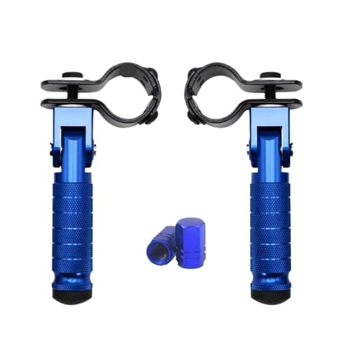 Pédales pliables en aluminium résoud le manque de place pour cadre moto et scooter