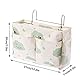 Rkllejs 2 Stück Bett Organizer, Bett Organizer Betttasche, Bett Organizer Zum Einhängen, Hängend Multifunktion Wolkenmuster Betttaschen mit Haken für Zeitschriften, Fernbedienungen, Zeitungen