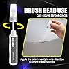 KIKIMO for Tesla Touch Up Paint(Pearl White Multi-Coat(PPSW)), Car Paint Repair Kit for Tesla Model Y/3/S/X, 2 In 1 Scratches Repair with Pen Tip and Brush, Color-Matched for Quick & Easy Fix