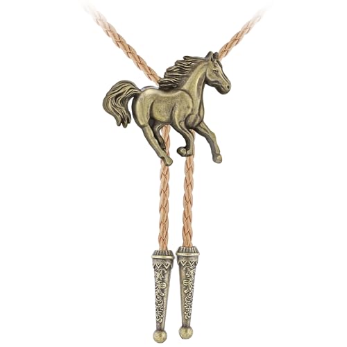 Image of Jeilwiy Bolo Tie for Men, Western Bolero Tie Cowboy Ties Native American Cowgirl Bolo Tie Accessories for Men Women