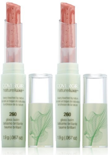CoverGirl Natureluxe Gloss Balm, Clay [260], 0.067 oz (Pack of 2)