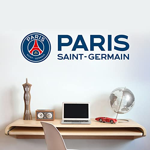 Beautiful Game Sticker mural avec blason du Paris Saint-Germain et nom du club + stickers PSG (90...