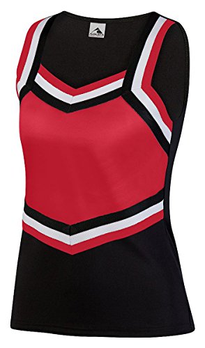 Augusta Sportswear Girls' Large 9141, Black/Red/White