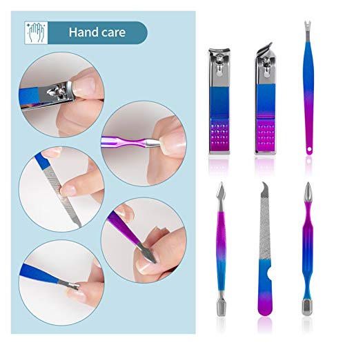 Ciseaux à ongles pliants en acier inoxydable durable pour manucure - 5