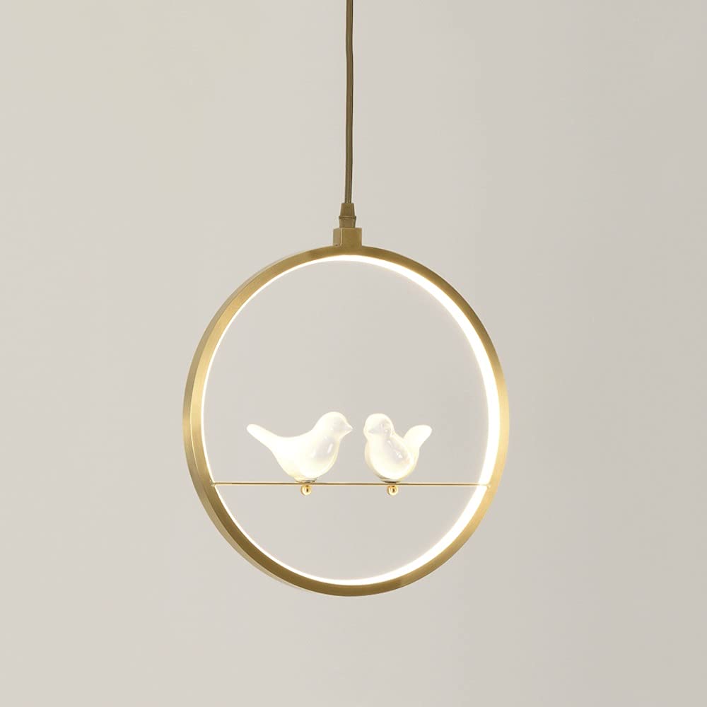 Lustre créatif nordique compact pour petits espaces et plafonds bas