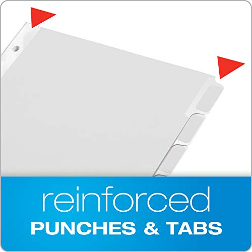 Oxford Customizable Binder Dividers, 8-Tab, Self-Stick Printable Tab Labels, Letter Size, 5 Sets (11315Ee) #TOP3