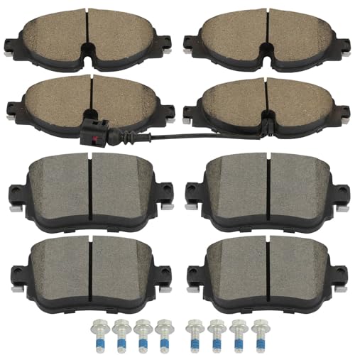 Image of SCITOO D1760 D1779 8PCS Front and Rear Ceramic Brake Pad Sets