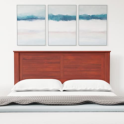 Glenwillow Home Campagne Wood Panel Headboard In Cherry - Queen Size #TOP8