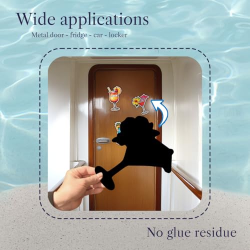Imán decorativo rectangular grande para puerta de crucero miniatura 5