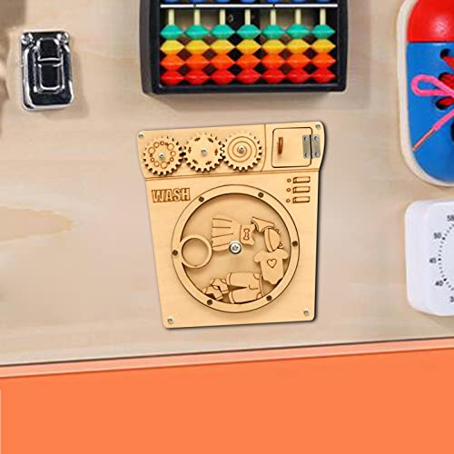 Evita el aburrimiento en casa con este busy board tablero sensorial de madera 5
