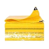 Gruytoie Abdeckplane mit Ösen, Plane 450g/m² Extra Stark, Wasserdicht & Reißfest, Allzweckplane,...