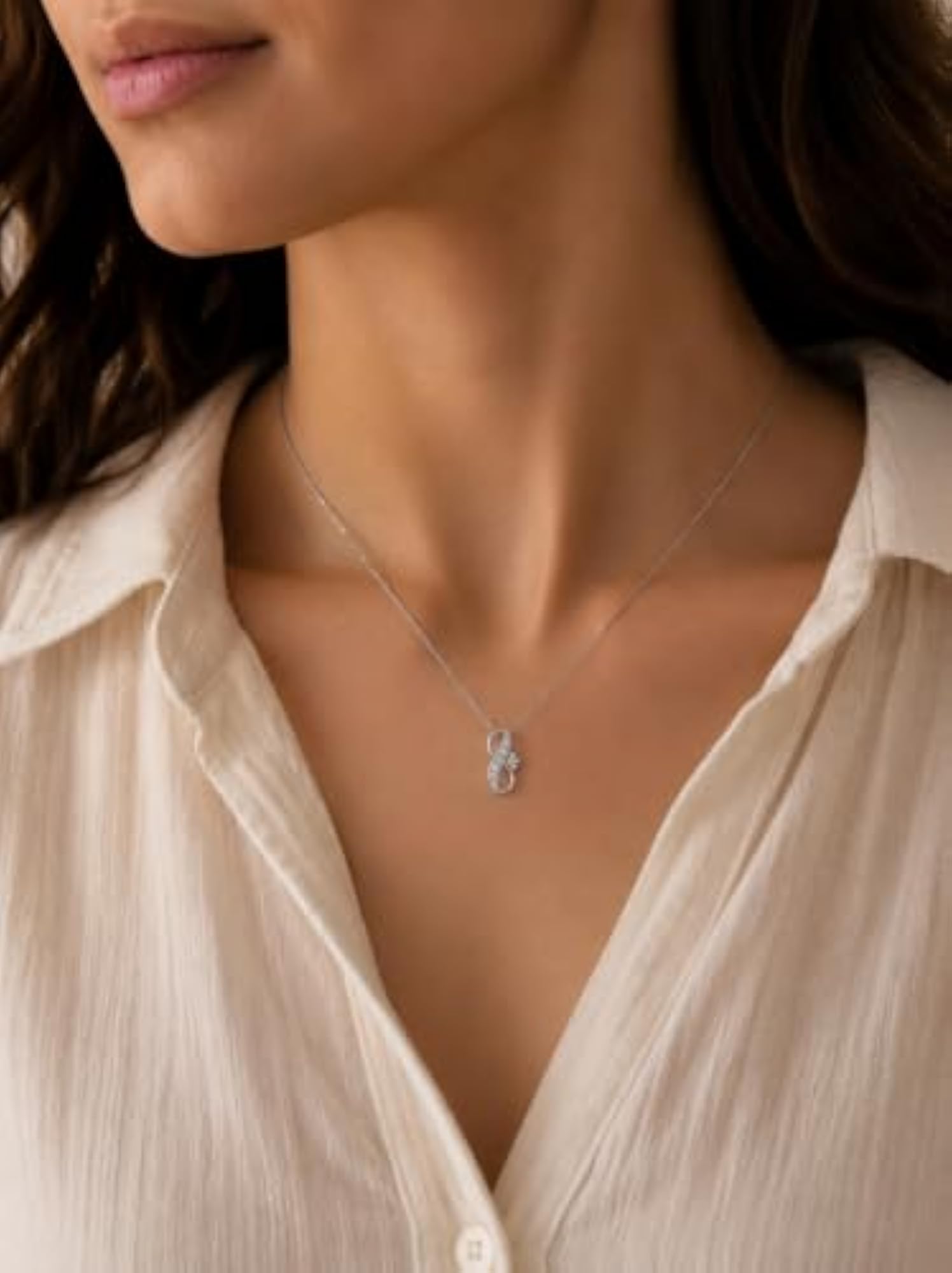 The Ember Lab-Grown Diamond Pendant Necklace