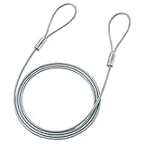 サンワサプライ セキュリティワイヤー(ワイヤー長1.5m/直径3.5mm) eセキュリティシリーズ SLE-1W