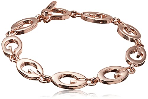 Guess "Basic" Rose Gold G Link Bracelet #TOP18