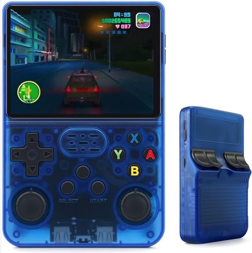 Consola Retro Portatil con 20.000 Juegos - Versión 2025- Mini Consola Arcade - Juegos de PS1, PSP, N64, NDS, SuperN, GameB, GBA, NeoG, etc. - Pantall HD 3.5' 640 * 480 - ORIGINAL Rechace Imitaciones