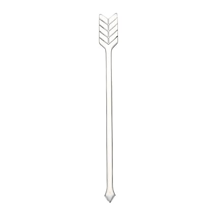 Luwsldirr Food Picks Wedding Party Buffet Picks Arrow Shape Silver