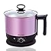 Price comparison product image ecHome 1.2L Mini Portable Electric Travel Cooking Kettle Pot Cooker for Soup Porridge Steamed Food Rice Maker Pink