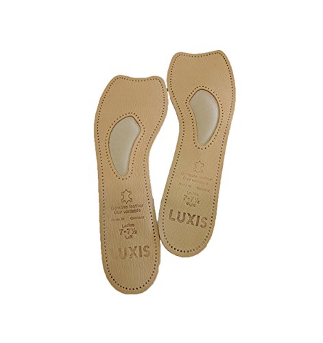 Luxis Plantillas Ortopédicas de Cuero para Hombre Talla 10 miniatura 1