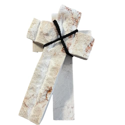 RosaryMart Jerusalem Stone Comfort Cross - Separation4