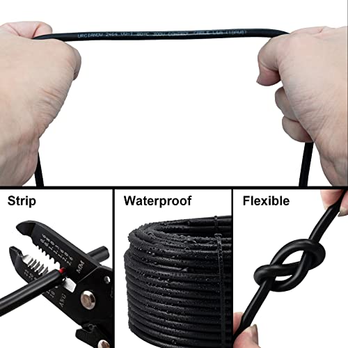URCIANOW 20 Gauge 2 core 12v 2x0.5mm 20M Electrical Cable UL2464 Stranded PVC Cord Tinned Copper Wire for Automotive led lamp 5V/24V 5Amps - Image 4