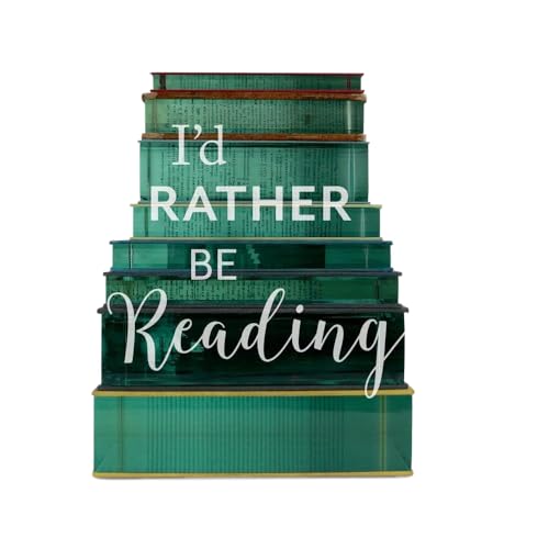 I'd Rather Be Reading: 20 Notecards & Envelopes (Gift for Book Lover, Blank Stationery Set)